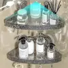 Sink Oaganizer Transparent Wall-mounted Punch-free Self-adhesive Shower Organizer Great Load Bearing Anti-slip Sink Oaganizer 4