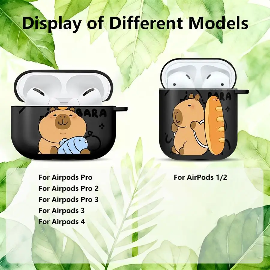 Cute Capybara Earphone Case Cover