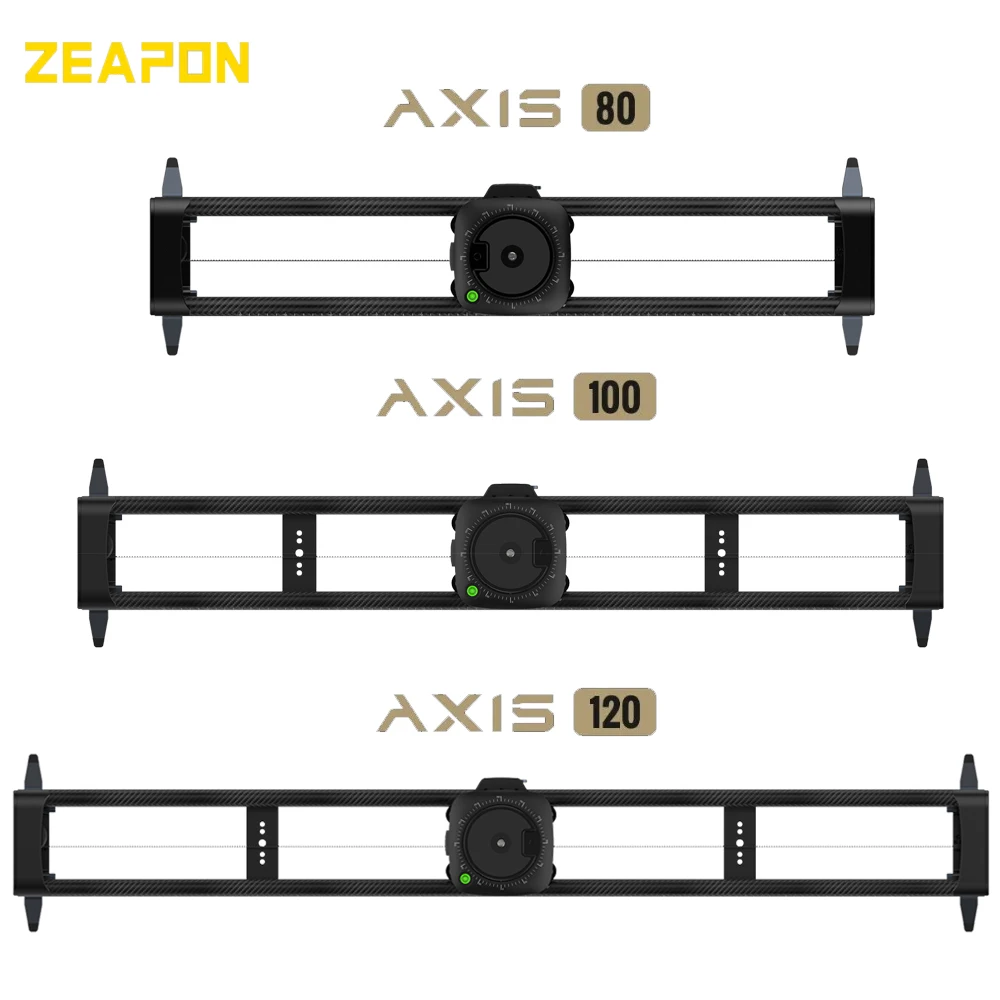 Zeapon AXIS 80 100 120 Pro Multi-axis Motorized Slider for DSLR Camera Video Shooting Portable Rail System SS-E1 SS-E1P