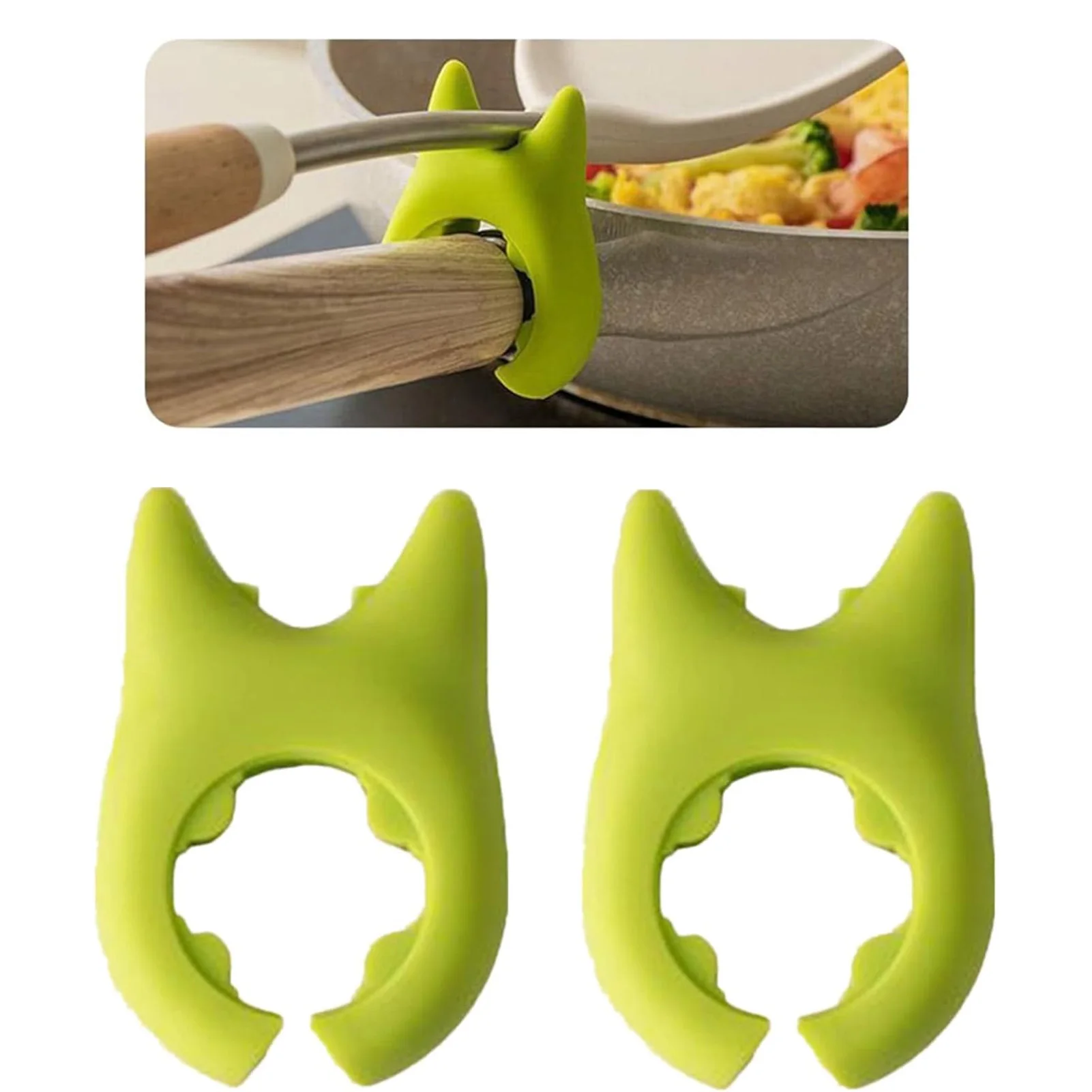 Description Picture 2 of itemSilicone Spatula Bracket Clips Resistance Non-Slip Pot Spoon Holder Suitable for Spoon Rest Stand
