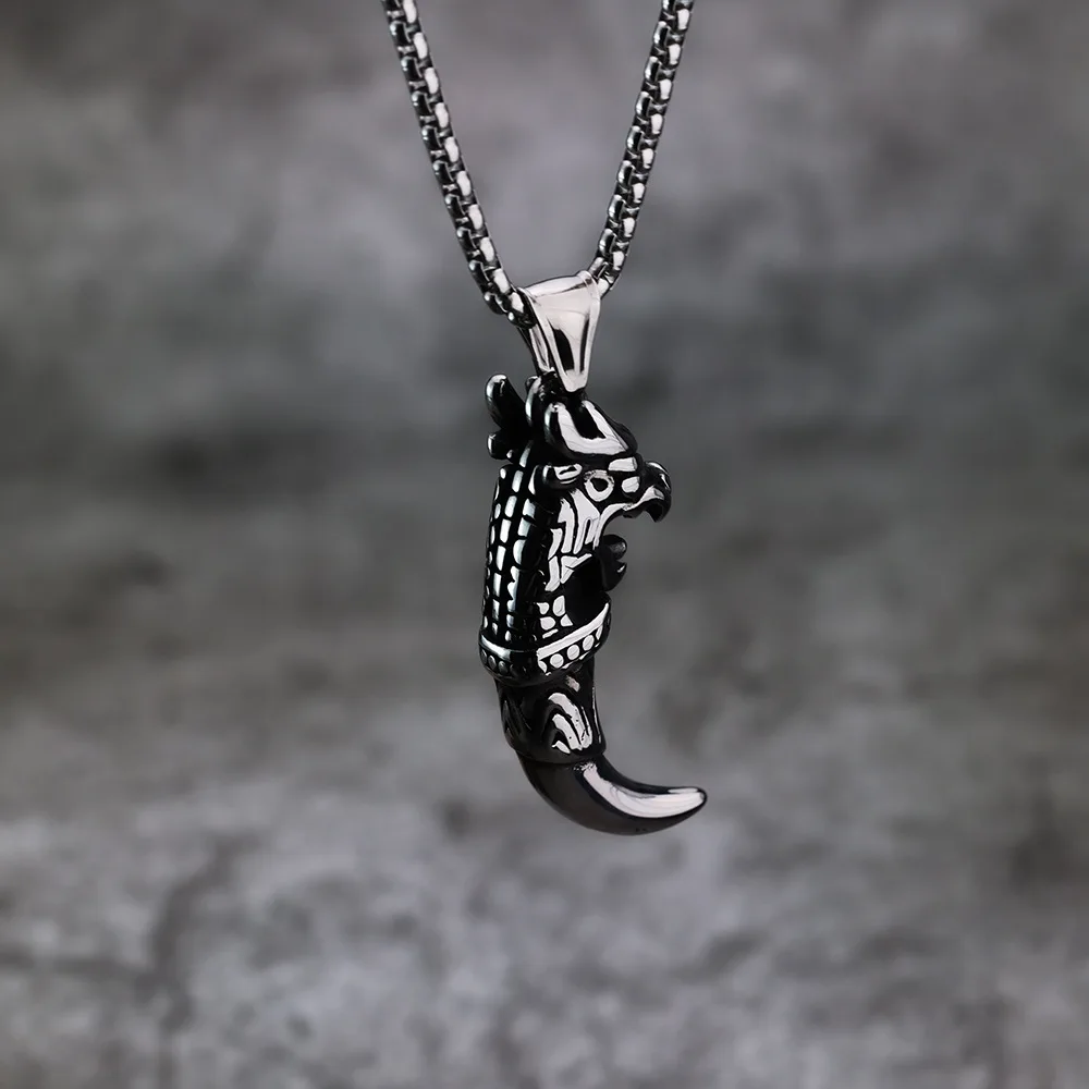 Personalized Wolf Tooth Fashion Men's Pendant Stainless Steel Jewelry