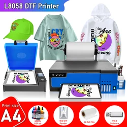 A4 DTF Transfer Printer Machine For Epson XP600 Directly To Film t shirt printing machine With Roll For Jeans Hoodies DTF Print