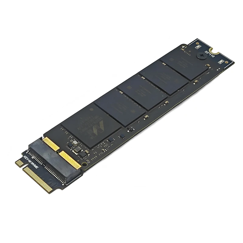 Macbook SSD 변환기 Macbook 2013 2014 2015 2017 A1465 A1466 12 + 6Pin SSD-M2 KEY-M NVME 라이저 카드 어댑터 22110 크기