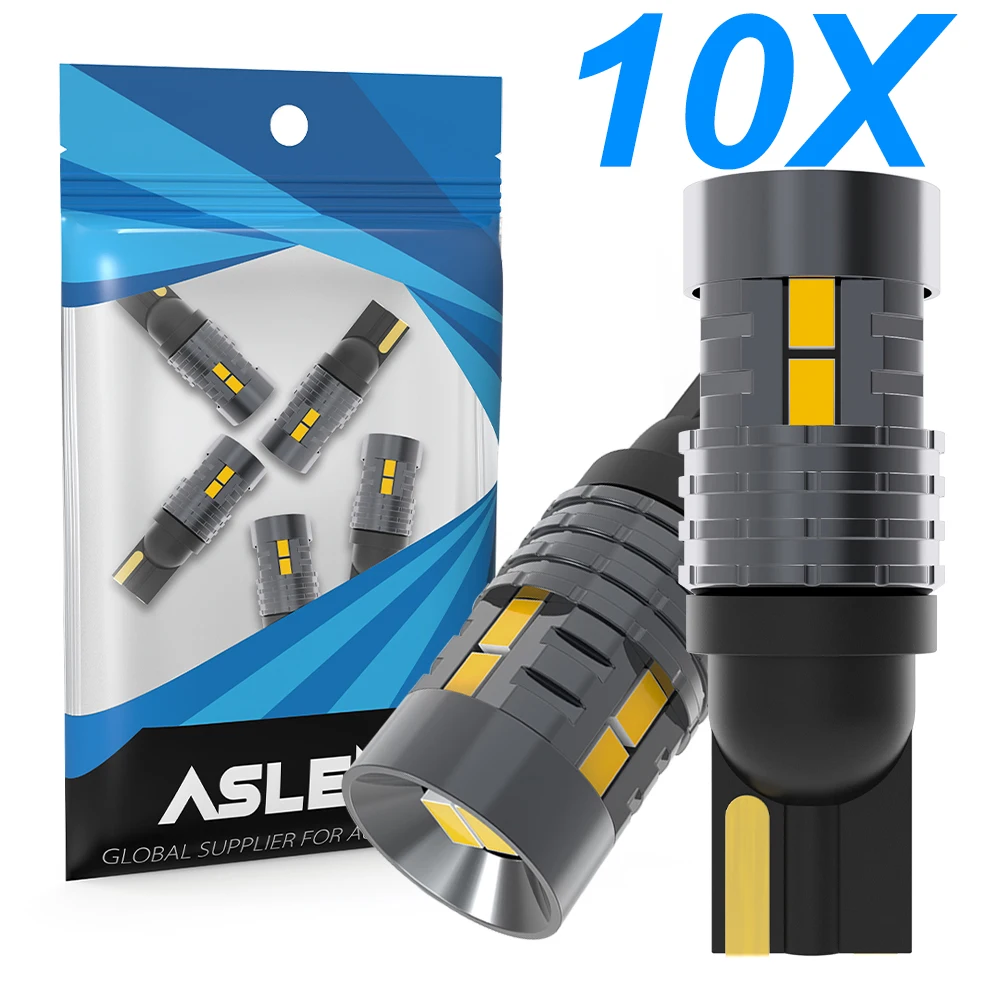

10x T10 194 168 920 912 921 High Power 1800LM Extreme Bright Chip 3020 EMC 10SMD LED Bulbs For Car Parking Backup Reverse Lights