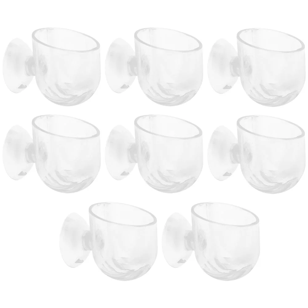 Fish tank ornaments Fish tank decorations Aquarium ornaments Floating Planter for Aquarium Hydroponic Flower Pot Suction Cups Fish Tank Decor