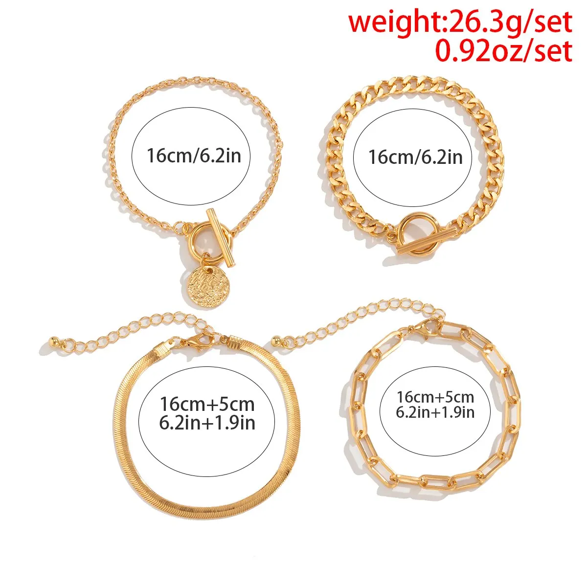 24 pezzi Braccialetti a tema Hip-Hop per feste, braccialetti neri e
