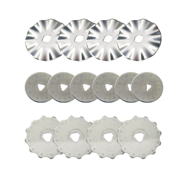 10PCS 45mm Rotary Blades Round Trimmer Fabric Rotary Cutter