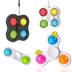 Pack de jouets anti stress personnalisés pour enfants et adultes, Spinner, Squishy Simple, fossettes à montée lente, jeu, Push Bubble, outil sensoriel 