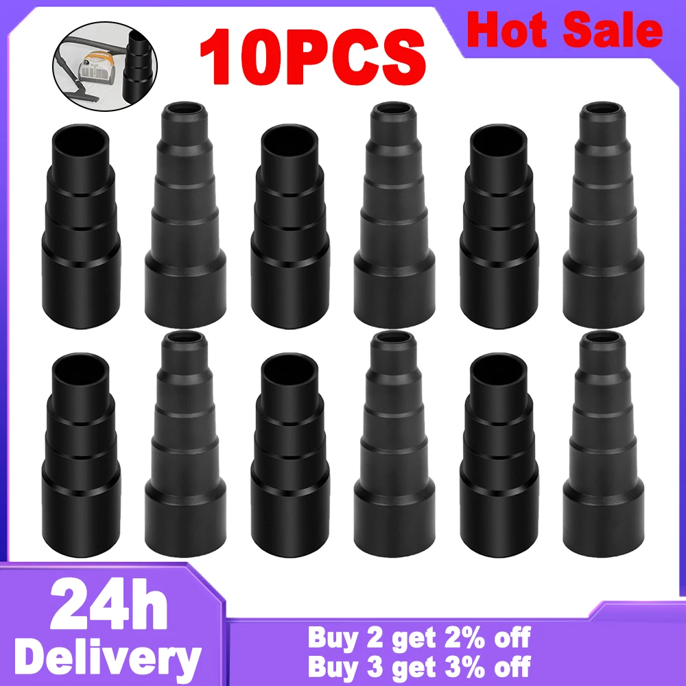 123510PCSUniversalVacuumCleanerHosePipeAdapterConverter4