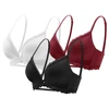 Comfortable No Underwire Bras with Front Closure Padded Cups Gather Designed for Small Busts Offers Natural Enhancement and Lift 1