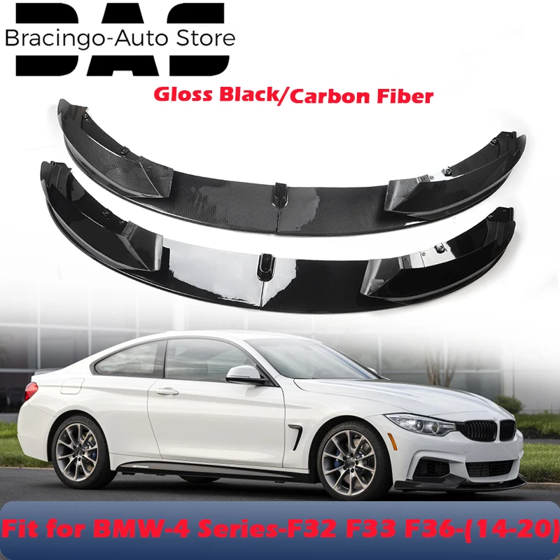Fit For Bmw 4series F32 F33 F36 20142020 M Sport Front Bumper Splitter