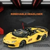 1:24 Lamborghinis Aventador SVJ63 Alloy Model Car Toy Diecasts Metal Casting Sound and Light Car Toys For Children Vehicle 2