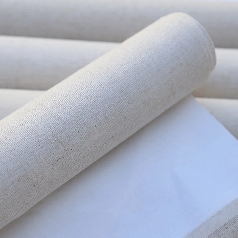 Painting Canvas Blank Linen Blend Primed 5M One Roll custom painting canvas painting canvas