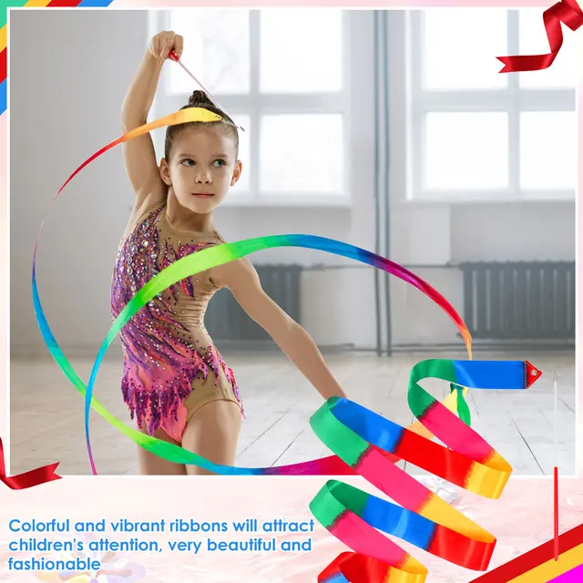 HiUnicorn 50PCS Rainbow Dance Ribbons Party Favors for Kids Circus Carnival 24 Pack Rainbow Dance Ribbon for Kids Party Favors - Jamaica | Ubuy