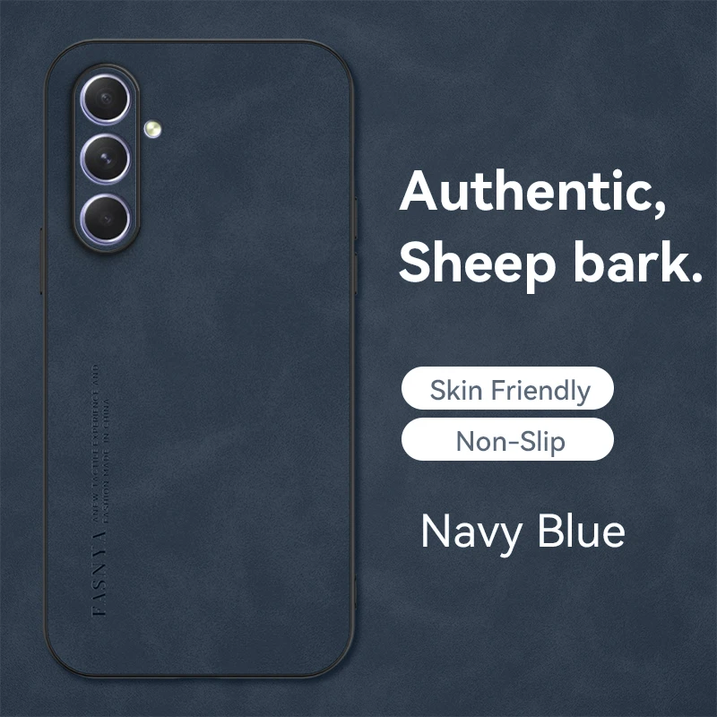 Luxurious Sheepskin Soft Leather Phone Cover