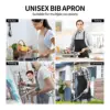 Leopard Skin Aprons for Women with Pockets Cooking, Baking, Kitchen, Chef, Men's Apron 6