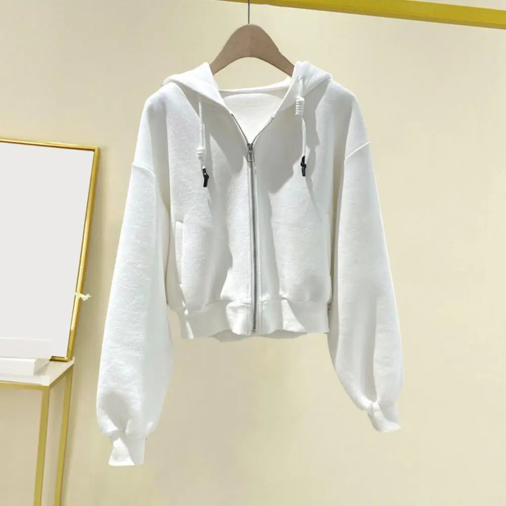 Women Loose Fit Coat Stylish Women's Winter Coat with Hood Letter Print Drawstring Pockets Long Sleeve Zip for Casual for Cold for ninja foodi grill air fryer hood kitchen dust cap with storage pockets household bread baking durable toaster cover