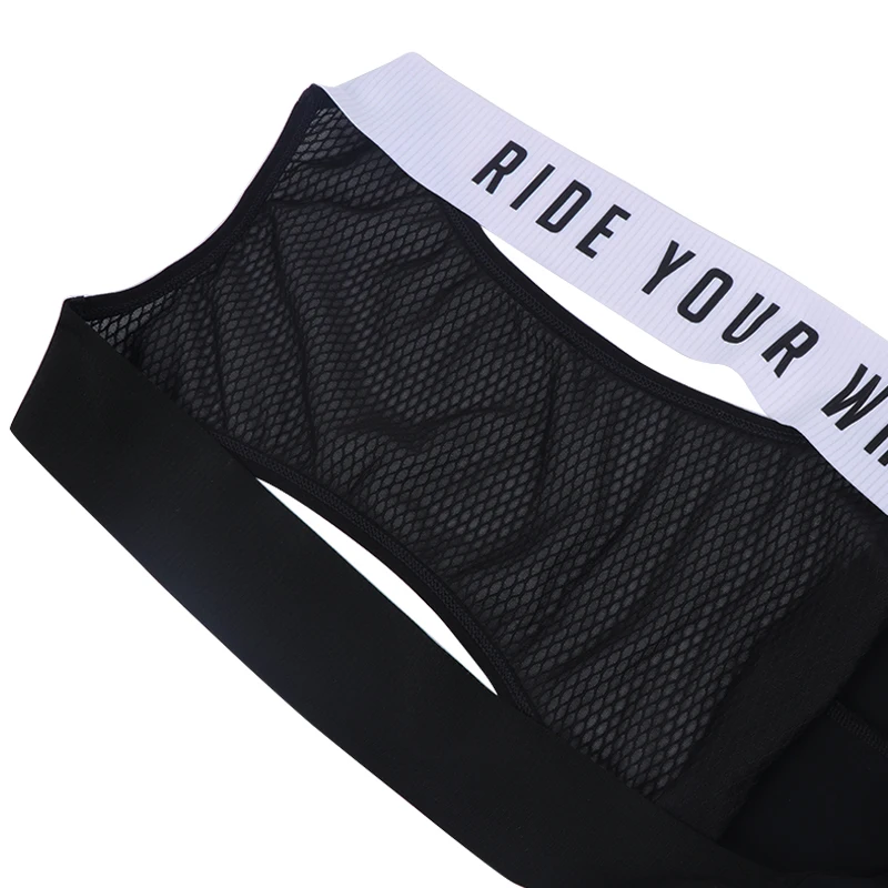 Cycling Bib Shorts Men Running Bicycle Gel Padded Reflective