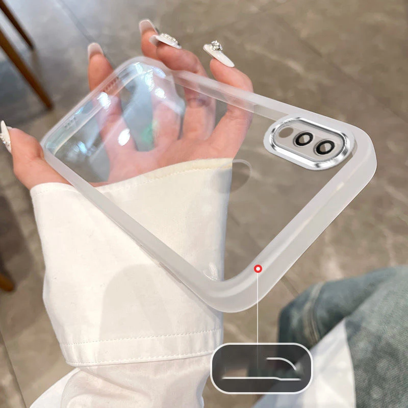 Luxury Soft Bumper Clear Back Phone Case