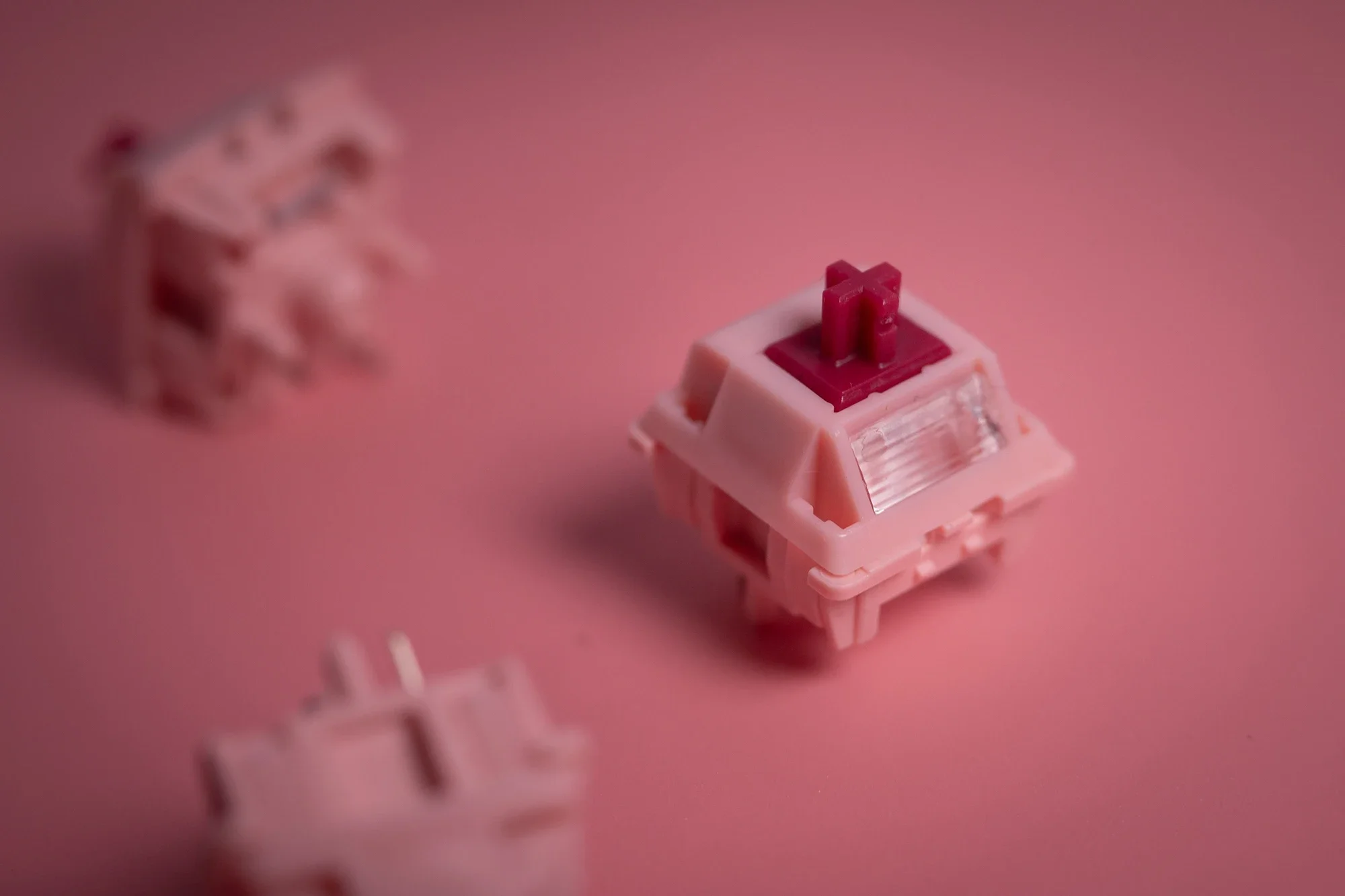 Interruptor Linear para Gaming Teclado Mecânico x Geon Morango Vinho Vermelho mx Stem Pré-lubed Primavera ly y3 Sarokeys-v2 - Imagem 4