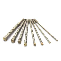 Tête de coupe transversale pour béton SDS Plus, marteau à double tarière 110mm 160mm 200mm, bloc de brique murale, marteau électrique, mèche de maçonnerie, 1 pièce 4