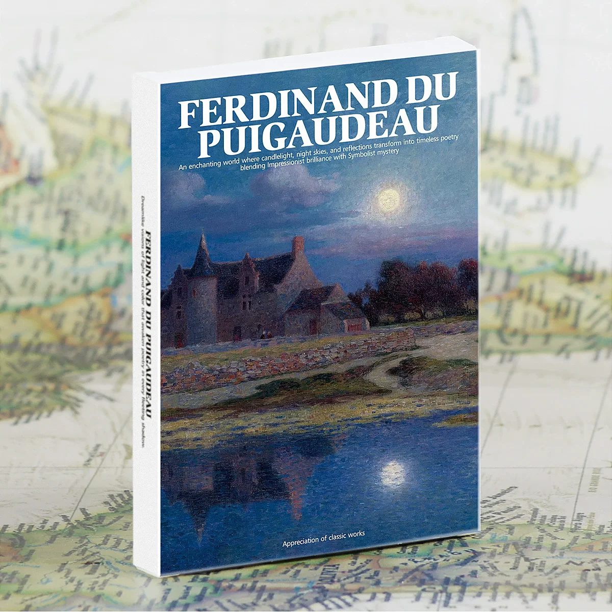 30PCS 페르디난드 듀 푸이가 유화 엽서 세트 - 프랑스 인상파 예술 작품 인사말 카드 문구 선물