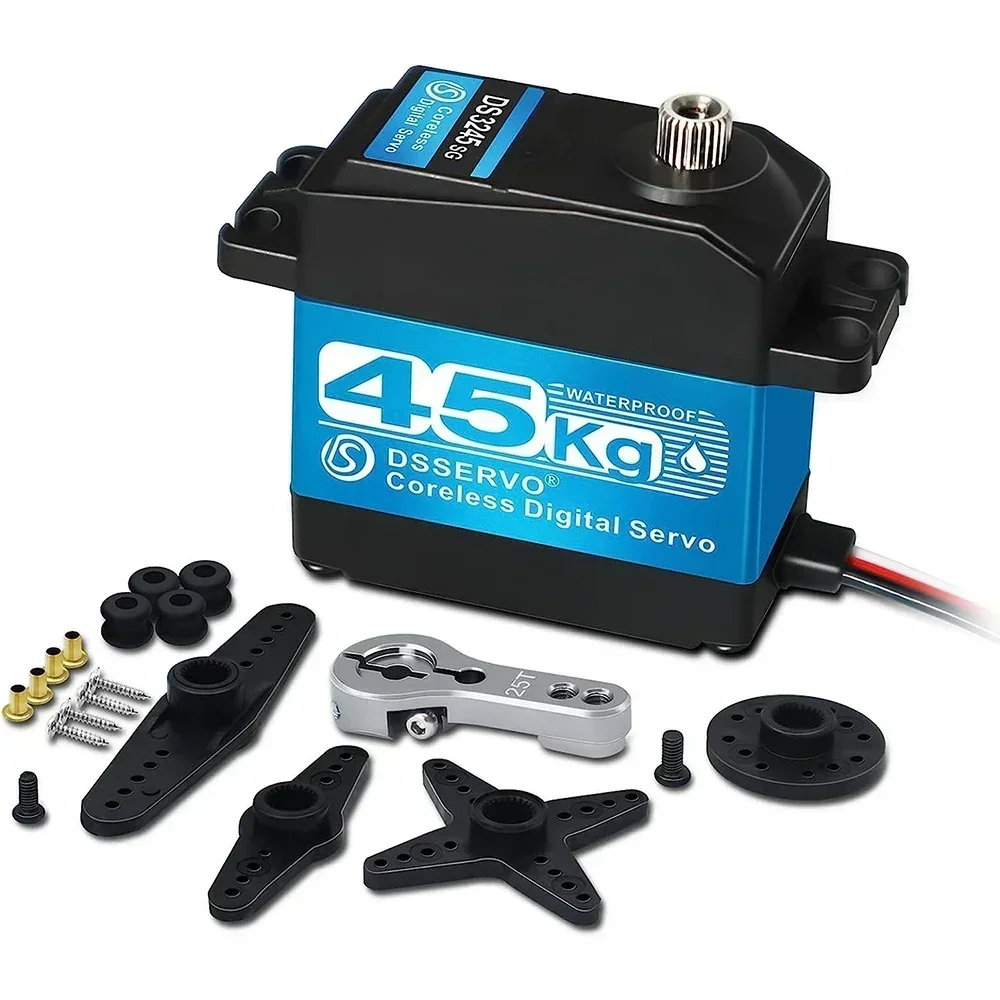 Skaitmeninis servo DS3245 45KG, vandens bei dulkių nepronirštantis, 180/270°, RC