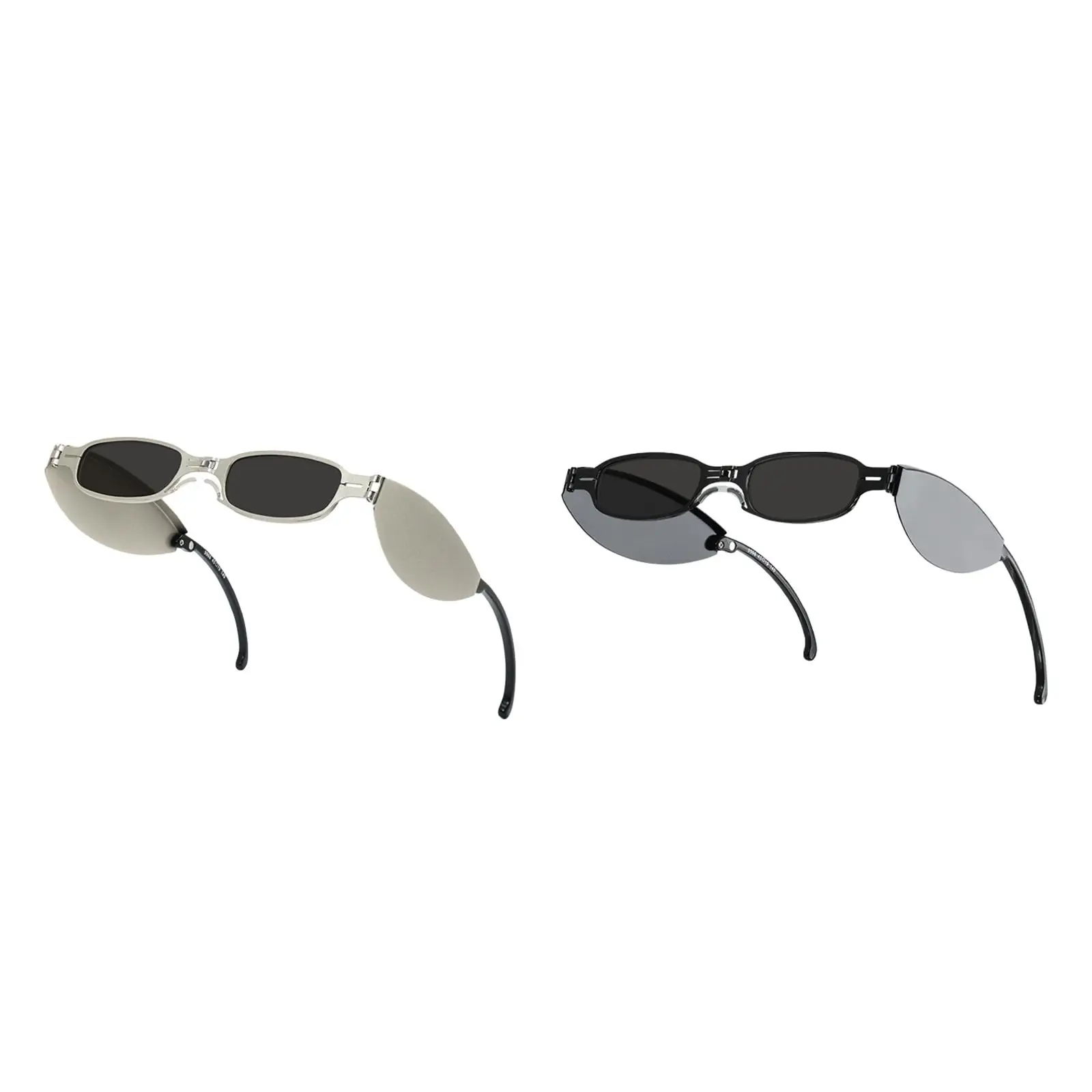 

Foldable Sunglasses Portable Versatile Eyewear Durable Folded Trendy Sun Glasses for Autumn Driving Parties Photo Props Fishing
