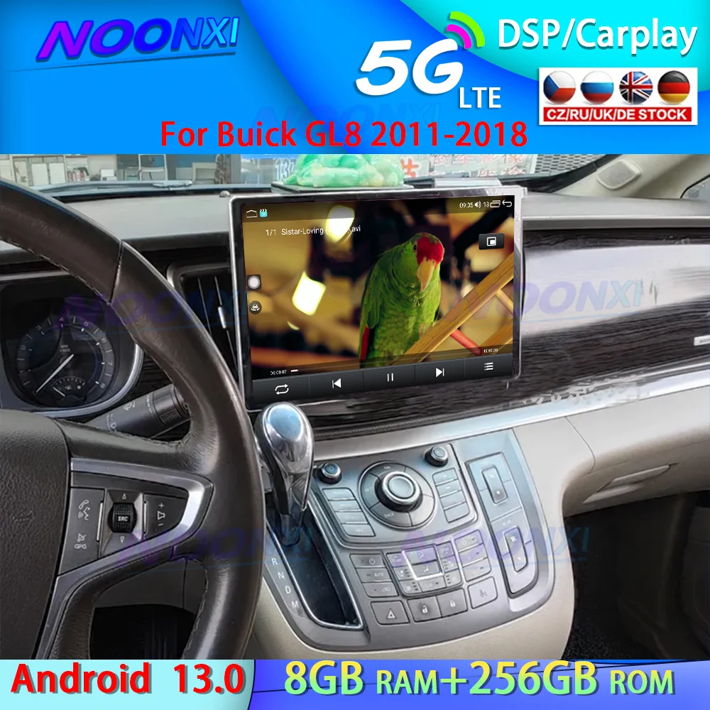 

QLED 2K экран Android 13,0 для Buick GL8 2011-2018 автомобильное радио DVD мультимедийный плеер GPS навигация видео WIFI Carplay головное устройство