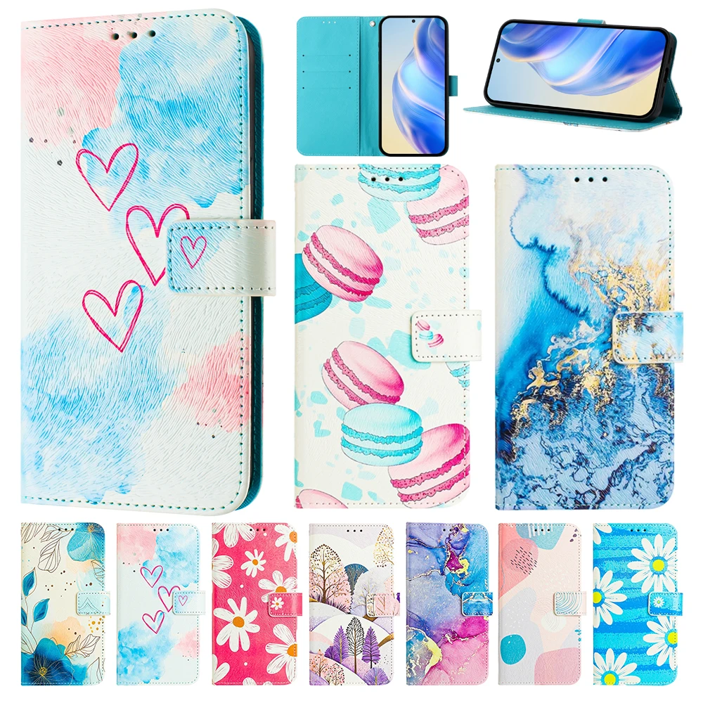 Leather Flip Stand Wallet Phone Case