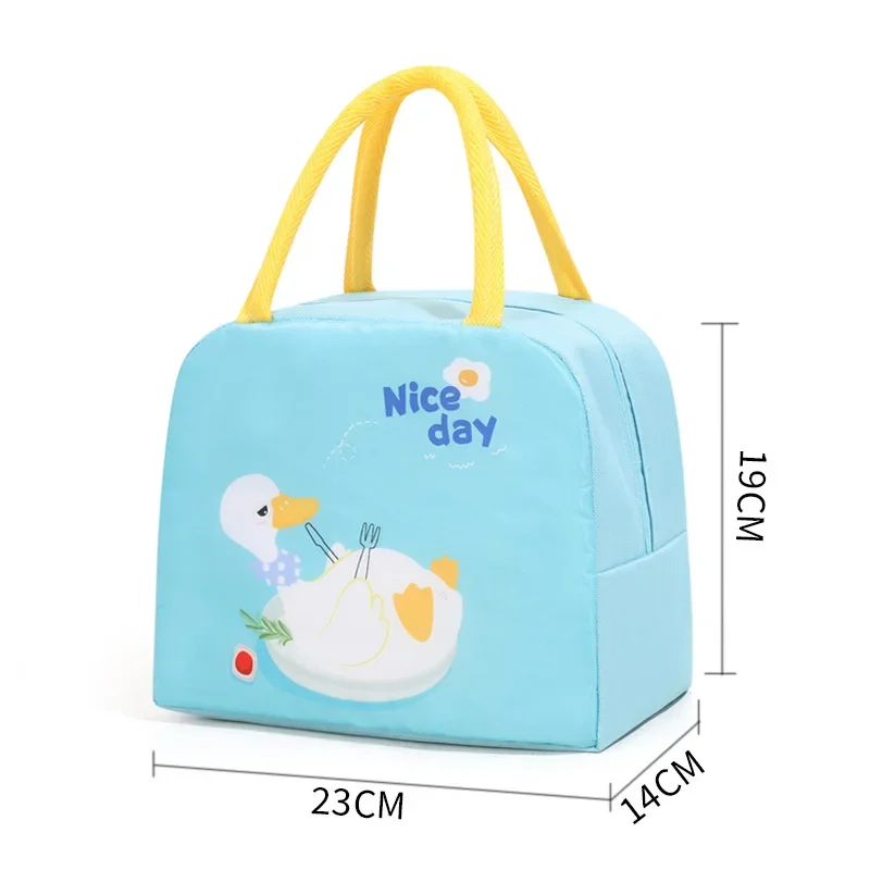 Insulated Bento Bag Lunch Bag Aluminum Foil Tote Lunch Box Bag Student Cartoon Lunch Bag Ice Bag Thermal Bag 5