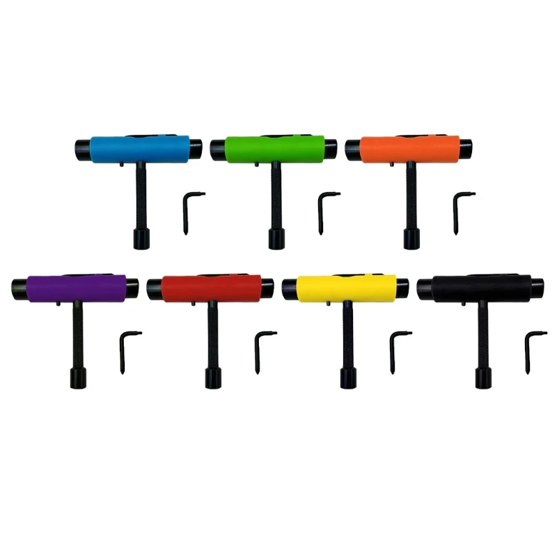 

All in Skate Tools Portable Skateboard T Tool Accessory with T Type Allen