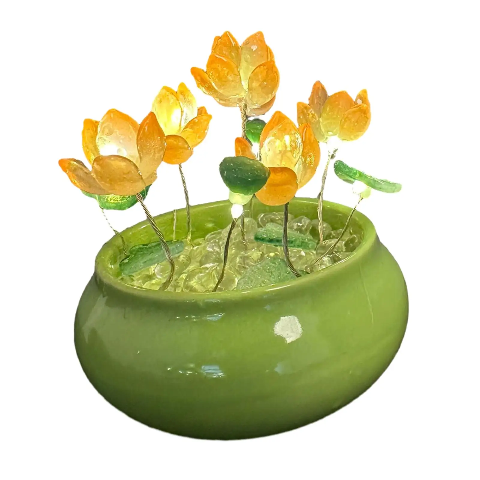 

Lotus Flower Nights Light DIY Desk Lamp for Women Girls Birthday Anniversary