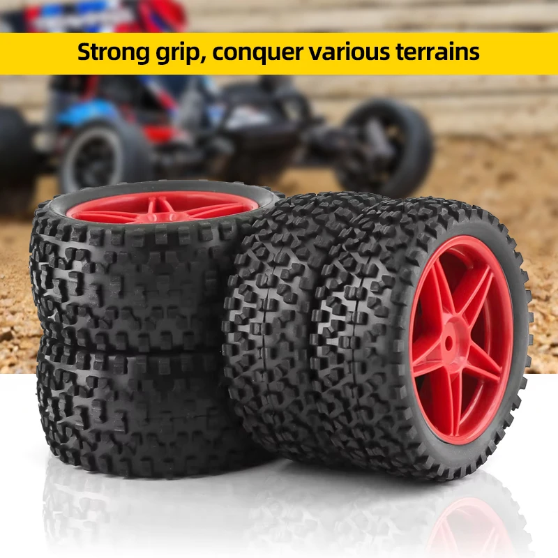 Voiture RC 4x4 tout terrain 2.4GHz verte avec des détails de suspension