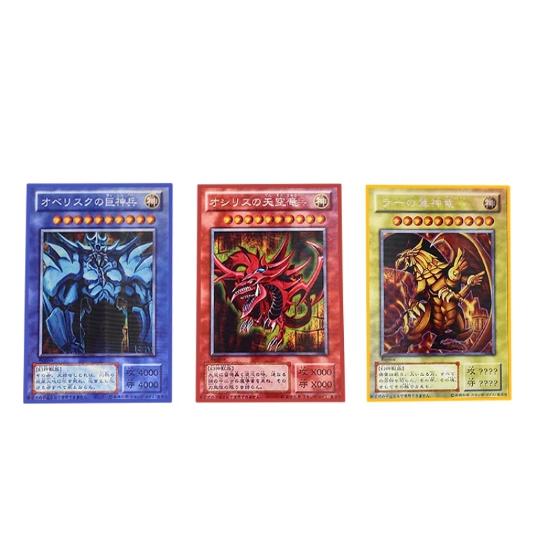 

Yu Gi Oh Animation Characters Egyptian God Obelisk Tormentor Winged Dragon Change Card Anime Classics Game Collection Toy