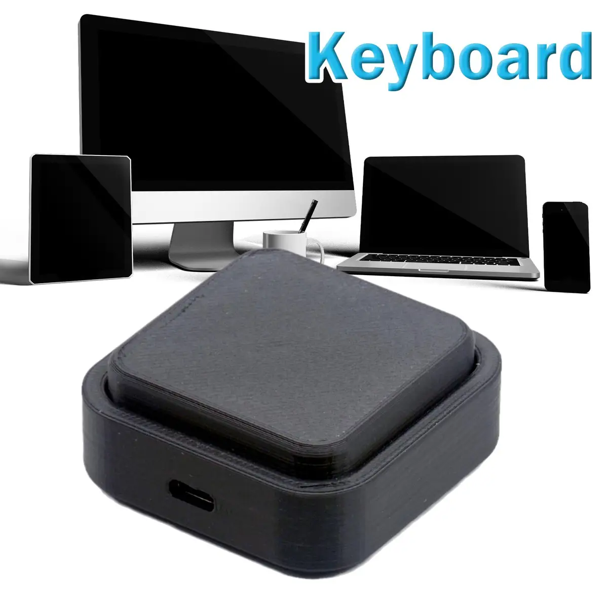 One-key Shortcut Keyboard USB Custom Programmable Macro Keypad Hot Mouse Key Mini Button Keyboard Key Mechanical One — view 3