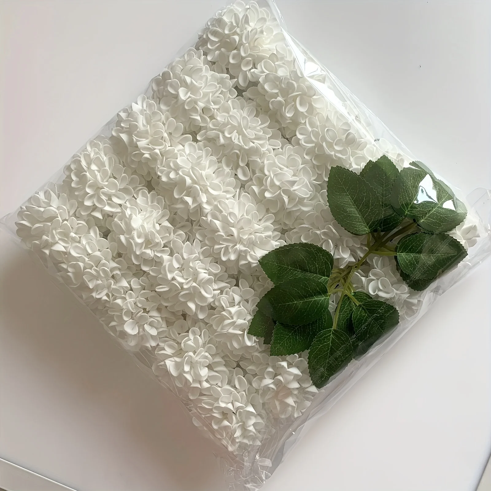 10/25 Stück künstliche Schaumstoff-Hortensien mit Stielen für selbstgemachte Hochzeitssträuße, Brautparty-Mittelstücke, Blumendekoration, Party- und Heimdekoration – Detail 12