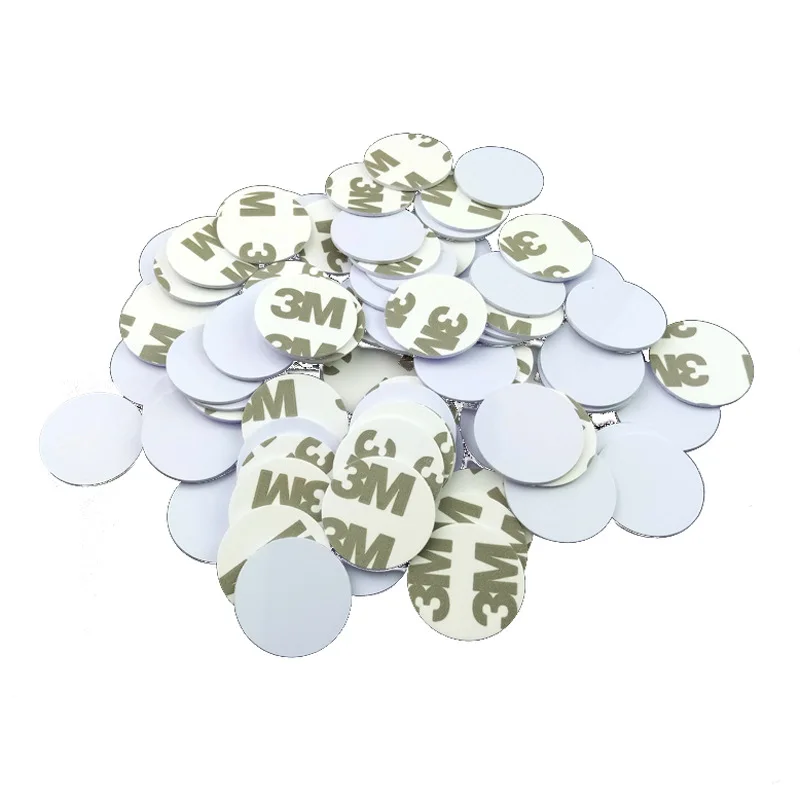 RFID Stickers 5/10PCS 25mm 125Khz RFID Tags EM4305 T5577 Writable Proximity Cards Rewritable Glue Adhesive Label For RFID Copier
