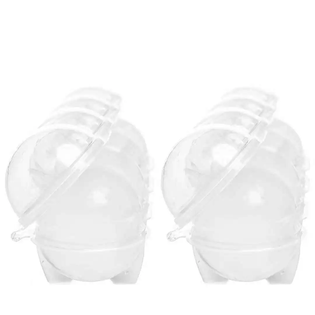 Description Picture 6 of item4 Cavity Sphere Whiskey Ice Cream Ball Mould Round Jelly Icecube Maker Molds DIY Cocktai Hockey Make Tools for Home Bar Party