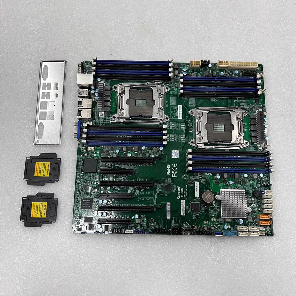 マザーボード SUPER MICRO X10DRi X10DRi For Supermicro Two-way Server E-ATX Motherboard LGA