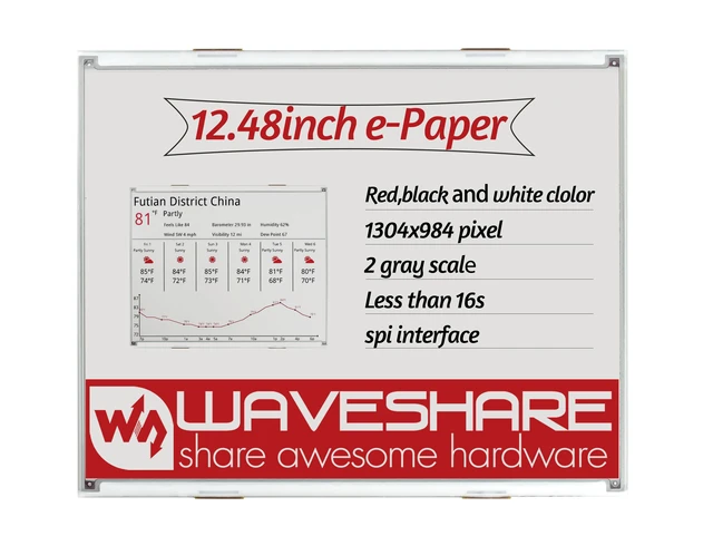 12.48inch e-Paper Module (B) - Waveshare Wiki