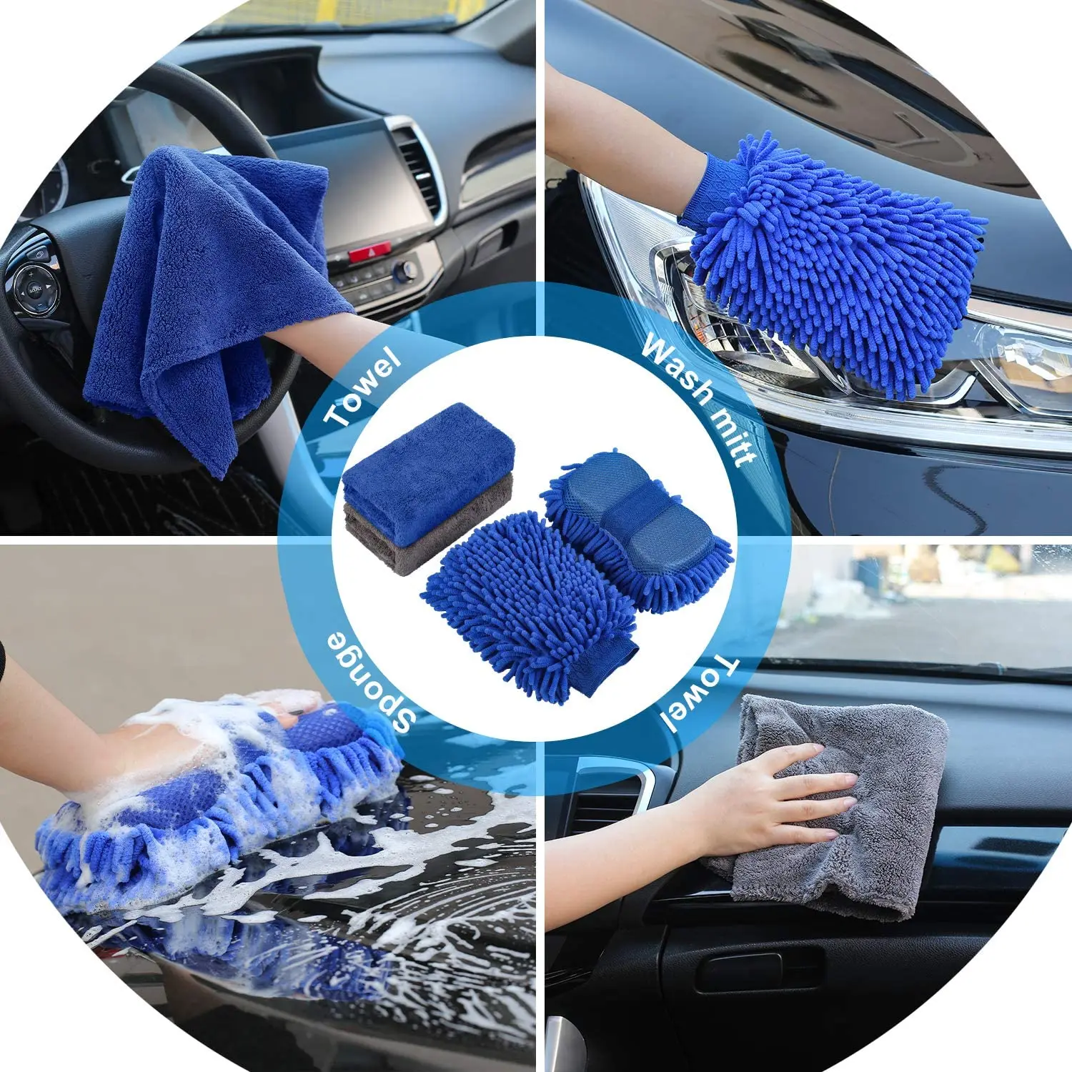 Car Wash Kit 22-Pcs Car Cleaning Kit Auto Cleaning Tools Car Wash Kit Auto  Cleaning Supplies For Cleaning Wheels Dashboard - AliExpress