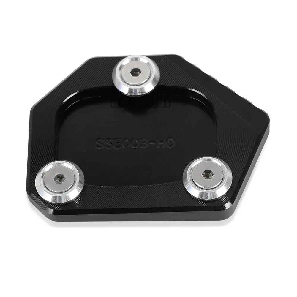Piastra Allargatrice Per Cavalletto Laterale Moto In Lega Di Alluminio - Compatibile Con CB500X 2019+ (Rosso), Con Chiave Speciale