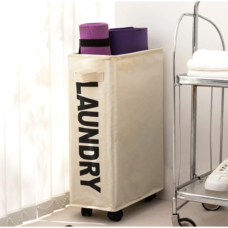 Description Picture 6 of itemCreative Foldable Storage Bag With Wheels Clothes Storage Basket Portable Yoga Supplies Storage Frame High-quality Storage Tools