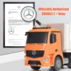 DOUBLE E E560 Remote Control Garbage Truck Electric Car Toy Set Engineering Vehicle Toys for Children Kid Boy Gifts 2
