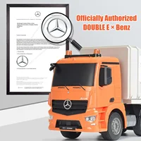 DOUBLE E E560 Remote Control Garbage Truck Electric Car Toy Set Engineering Vehicle Toys for Children Kid Boy Gifts 2