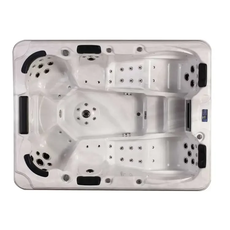 Factory Prices Bathroom Tub Luxury 8 Seats Whirlpool Outdoor Spas And Hot Tubs 5