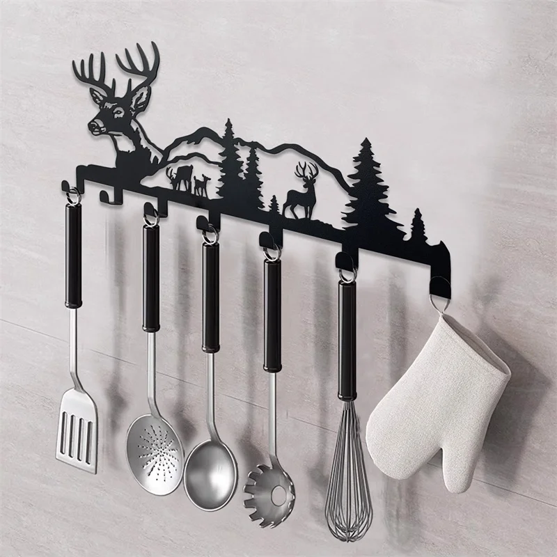  Family entryway home wall key holder metal keys organizefor mount hanging key rack hooks hallway decor 2