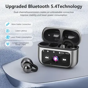 UYUXIO TWS AI Language Translator Earphone for iPhone Android with 144 Online Languages Real Time Translation Earbuds for Travel 1