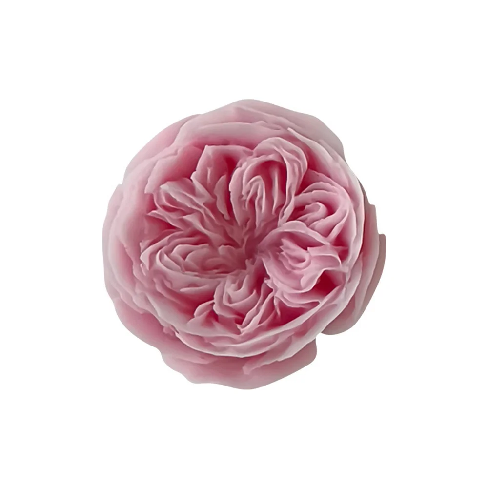 Flower Silicone Candle Mold Food Grade Rose Flower Scented Candle Mould Diy Handmade Soap Making Chocolate Cake Mold Baking Tool silicone mold
